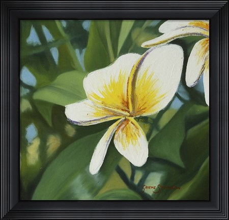 Framed Whate Frn Print