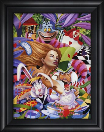 Framed Wonderland Gang Print