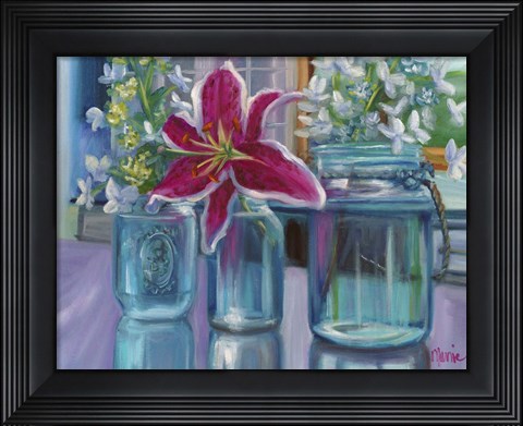 Framed From My Garden Print