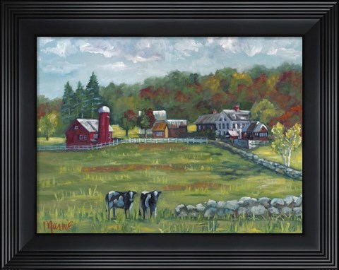 Framed Hints Of Fall Print