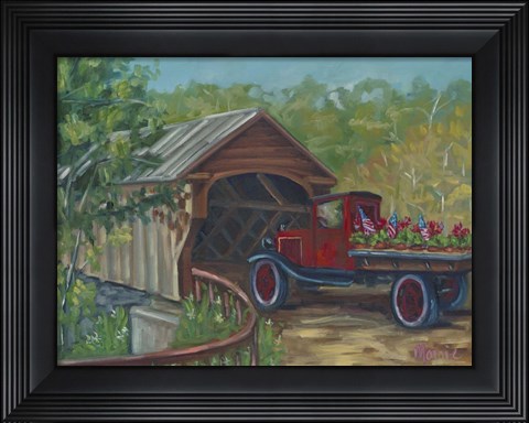 Framed Out For Delivery Print