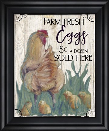 Framed Eggs Print