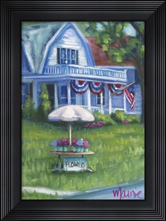 Framed Moosup&#39;s Beauty Row Print