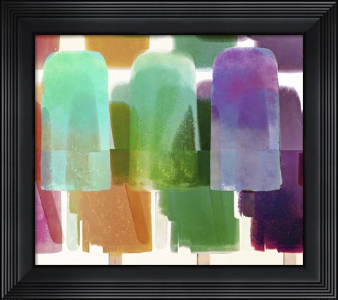 Framed Popsicles II Print