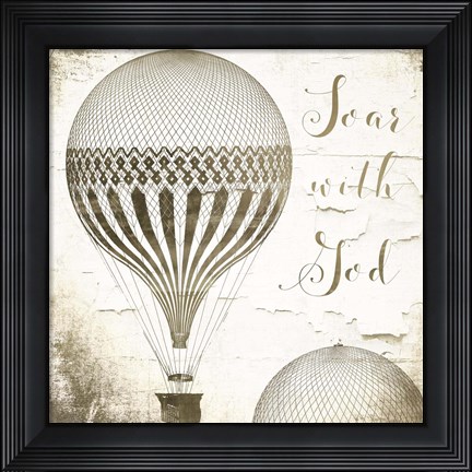Framed Gods Balloons I Print