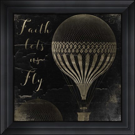 Framed Gods Balloons II Print