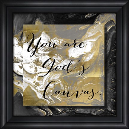 Framed Gods Canvas I Print
