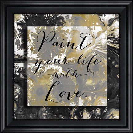 Framed Gods Canvas II Print