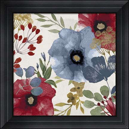 Framed Posy Redux II Print