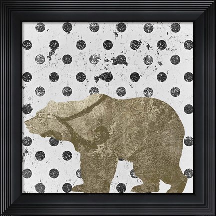 Framed Glam Forest I Print