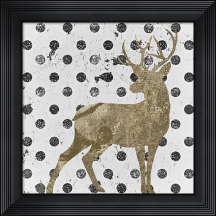 Framed Glam Forest II Print