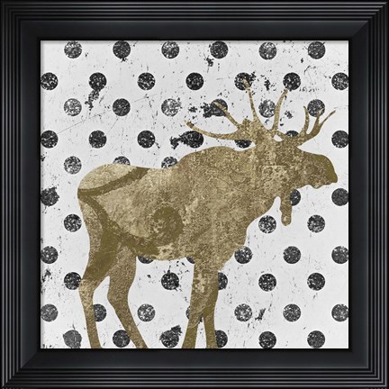 Framed Glam Forest IV Print