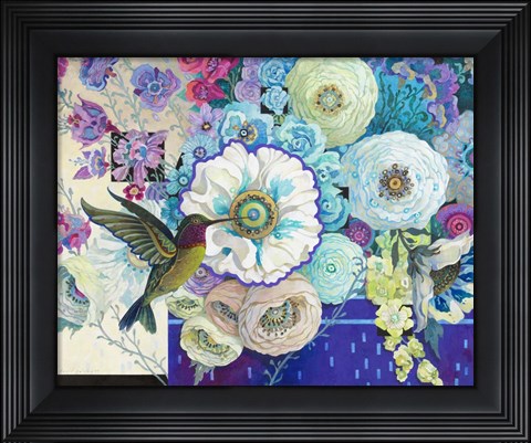 Framed Celebration Floral Print