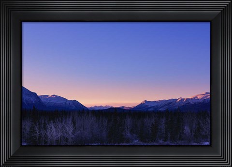 Framed Alpenglow Print