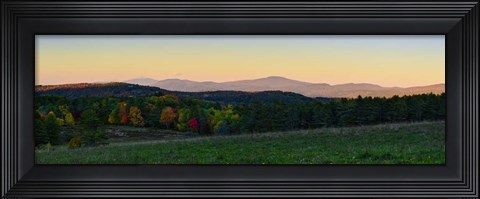 Framed Autumn In The Hills Print