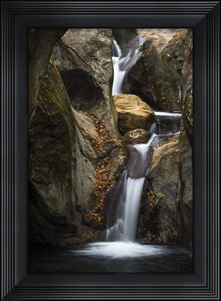 Framed Autumn Waterfall Print