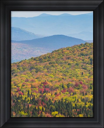 Framed Blazing Mountain Print