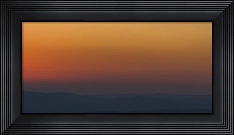 Framed Burke Sunset Print