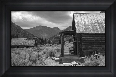 Framed Custer Ghost Town Print