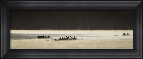 Framed Dartmouth Women Rowing Print