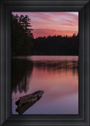 Framed Evening Reflection Print