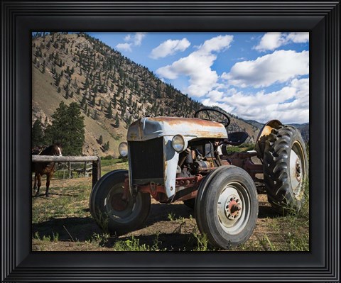 Framed Ford Tractor Print