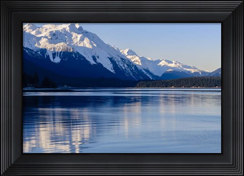 Framed Glacial Reflection Print