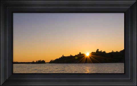 Framed Good Night River Print