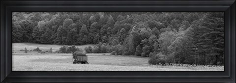 Framed Hay Wagon Print