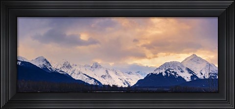 Framed Mountain Light Print