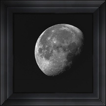 Framed Near Side Of The Moon Print