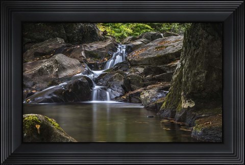 Framed Peace On The Mad River Print