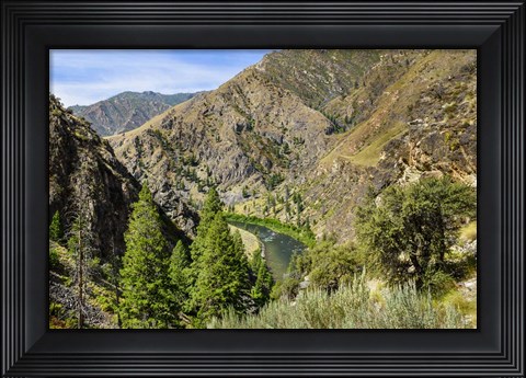 Framed River Bend Print