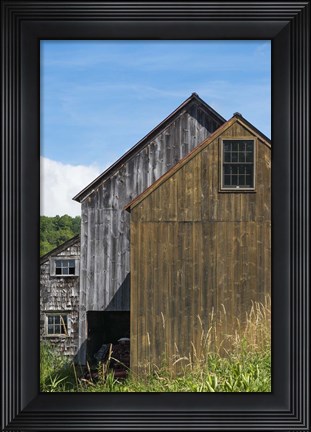 Framed Roof Lines Print