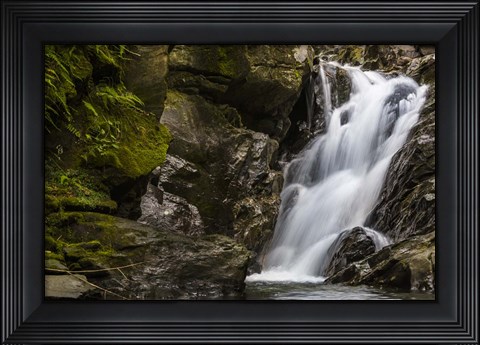 Framed Secluded Falls Print