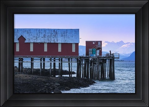 Framed Shipping Dock Print