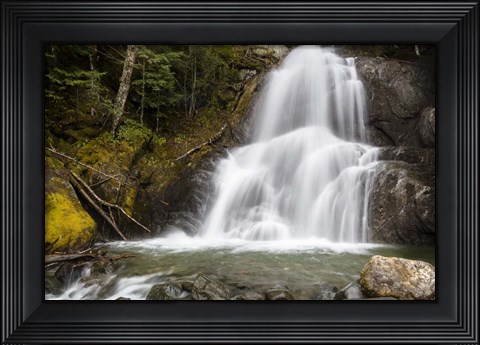 Framed Sound Of Falling Water Print