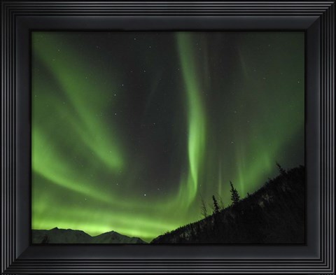 Framed Winter&#39;s Night Sky Print