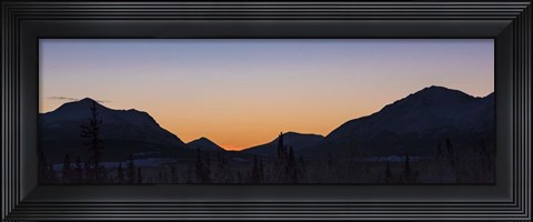 Framed Yukon Winter Light Print