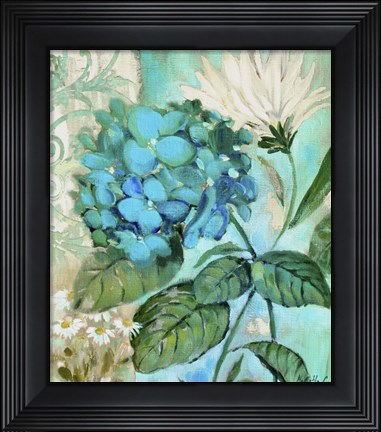 Framed Blue Hortensia Print