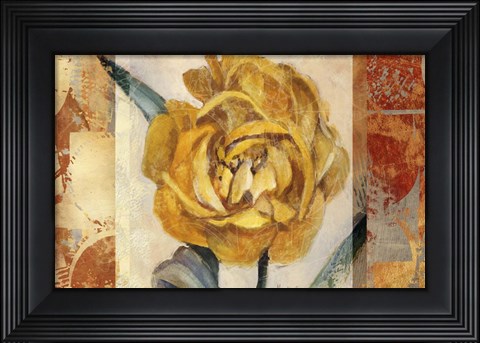 Framed Golden Blossom 2 Print
