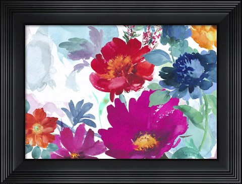 Framed Affluent Colors Print