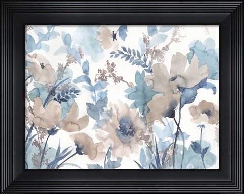 Framed Blue Glory Print