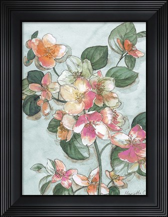 Framed Flowers Study 2 Blue Print