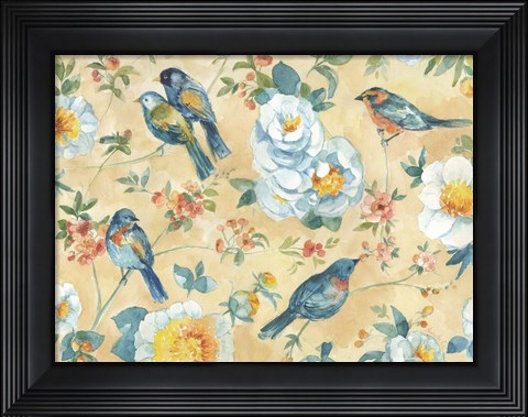 Framed Garden Romance Print