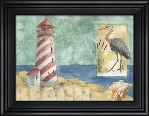 Framed Lighthouse1 Print
