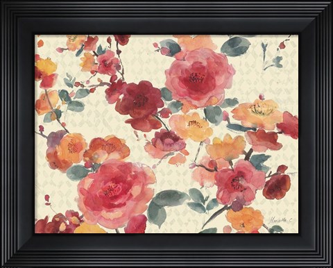 Framed Rose Dust Print