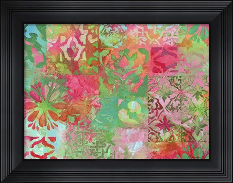 Framed Spanish Tiles Print