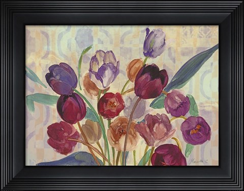 Framed Tulip Bouquet Print
