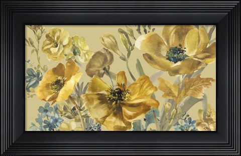 Framed Wildflowers Bouquet Print